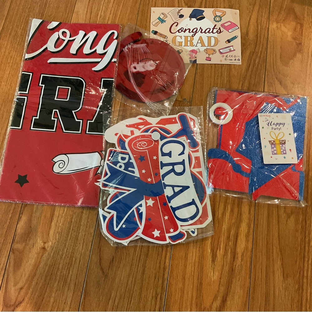 Graduation Party Banner and accessories